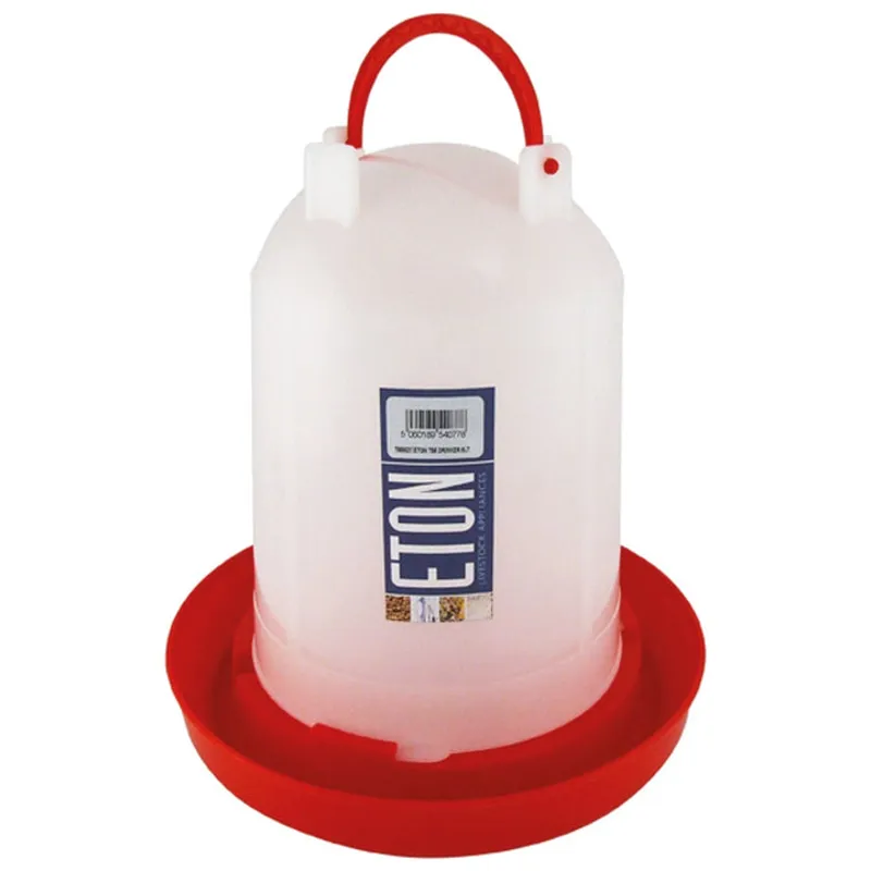 Eton TS Poultry Drinker Red